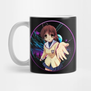 Retro Art Nagisa Clannad Japanese Anime Mug